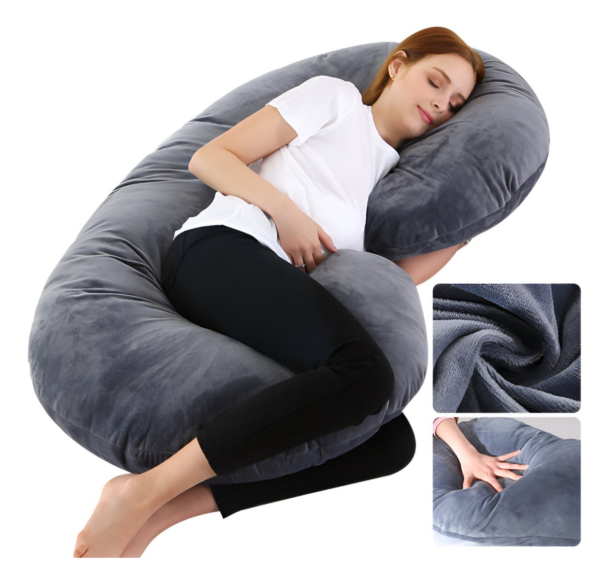 COJIN ALMOHADA MATERNAL CON FUNDA EXTRA SUAVE JHN - 2
