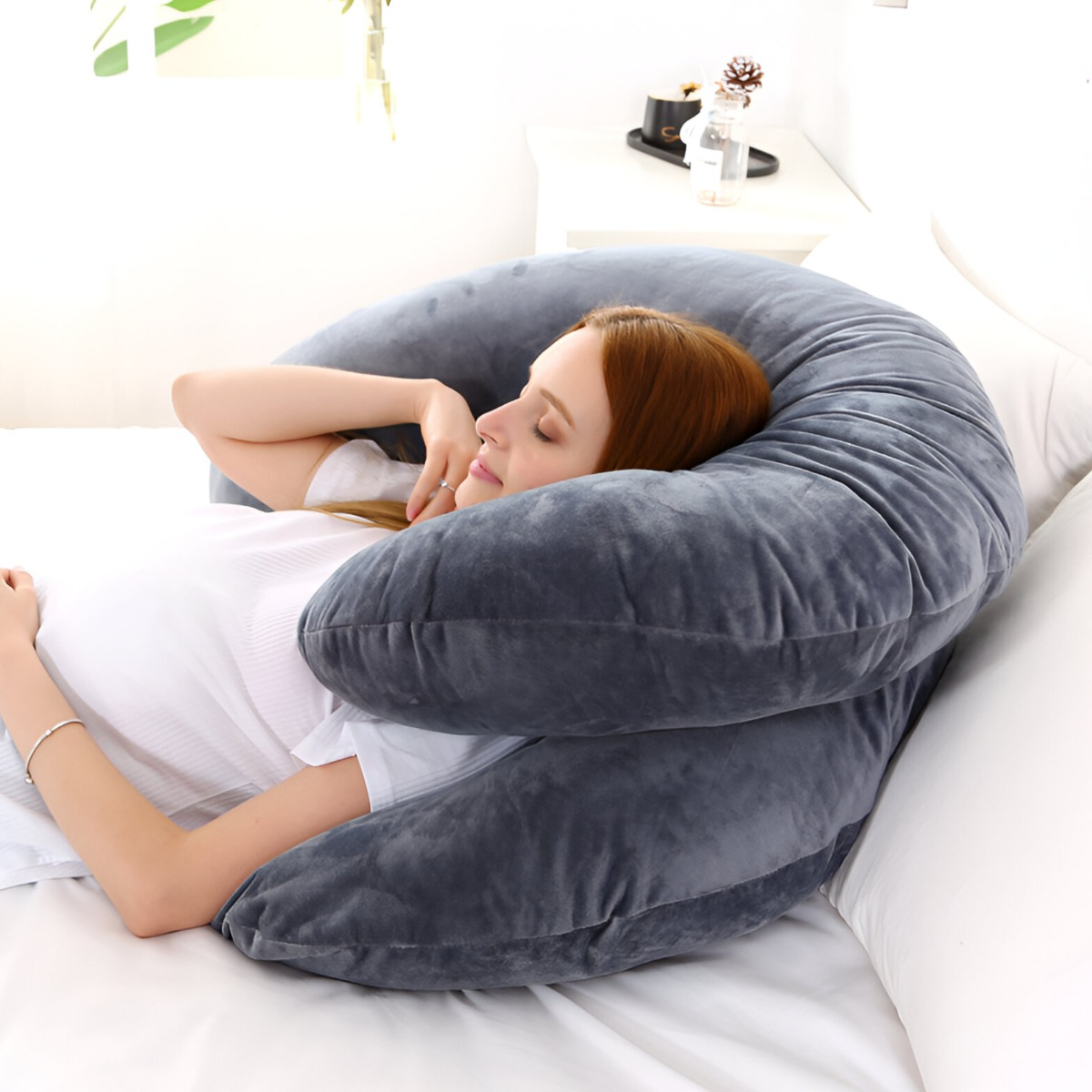 COJIN ALMOHADA MATERNAL CON FUNDA EXTRA SUAVE JHN - 6