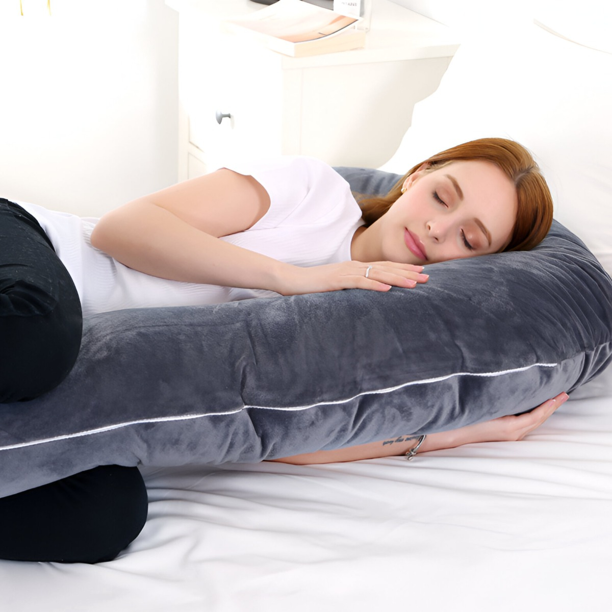 COJIN ALMOHADA MATERNAL CON FUNDA EXTRA SUAVE JHN - 8