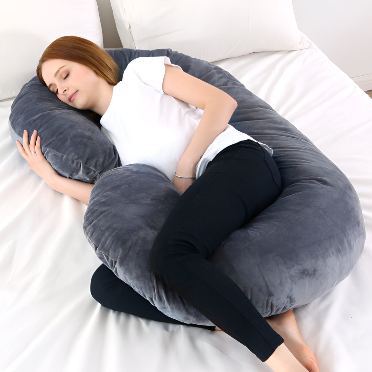 COJIN ALMOHADA MATERNAL CON FUNDA EXTRA SUAVE JHN - 9