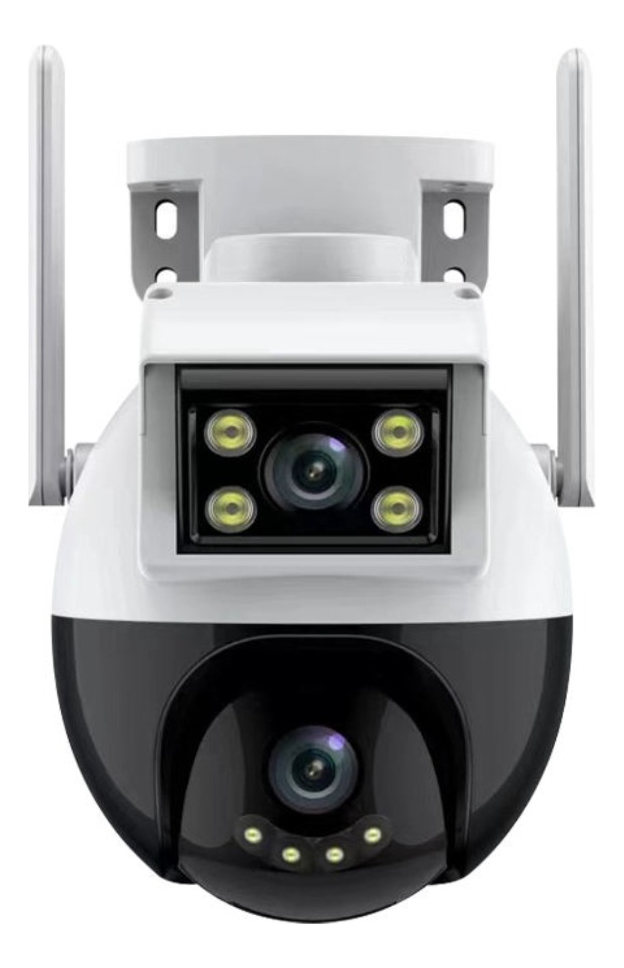 CAMARA SEGURIDAD FIVEONE DOBLE LENTE WIFI HOGAR INTERIOR LAU - 2