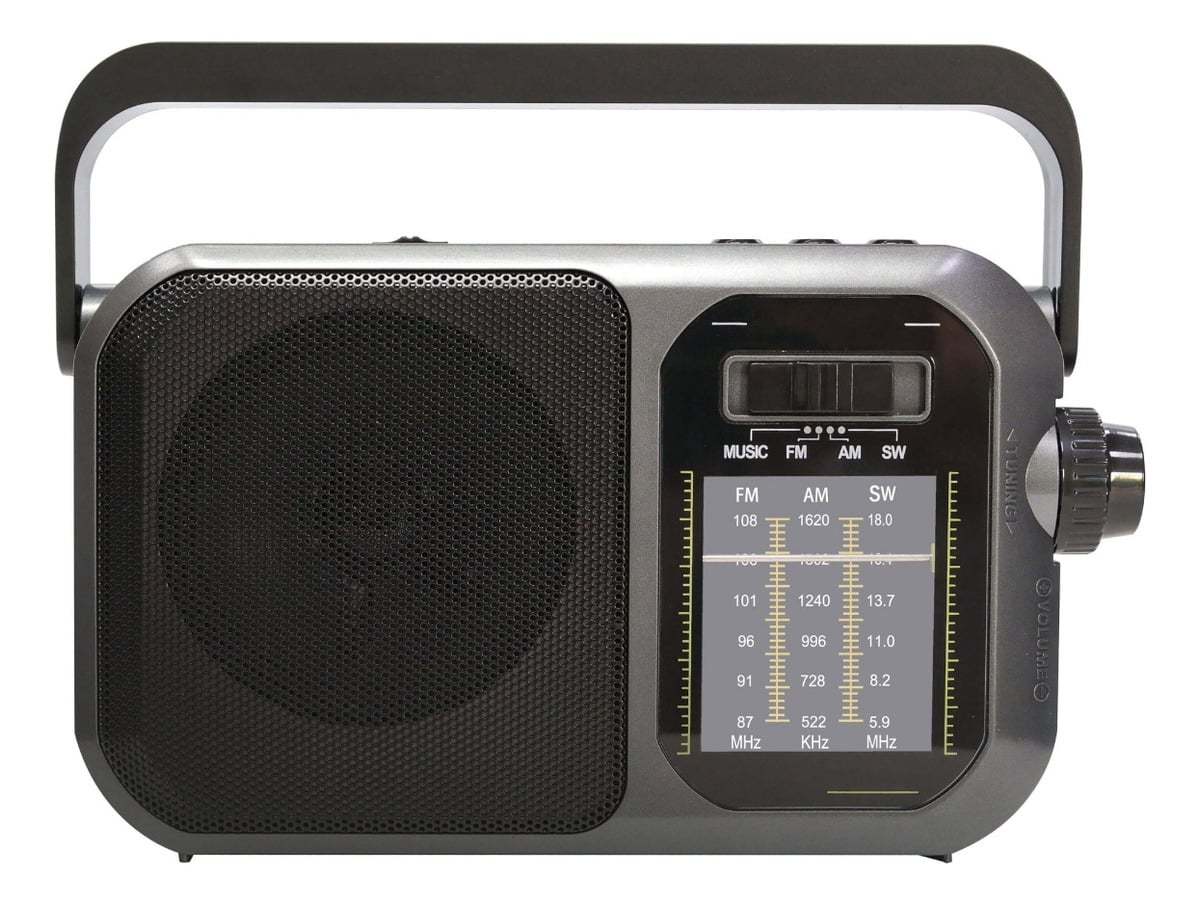 PARLANTE PORTATIL RADIO RECARGABLE BLUETOOTH MUSICA USB LAU - 2