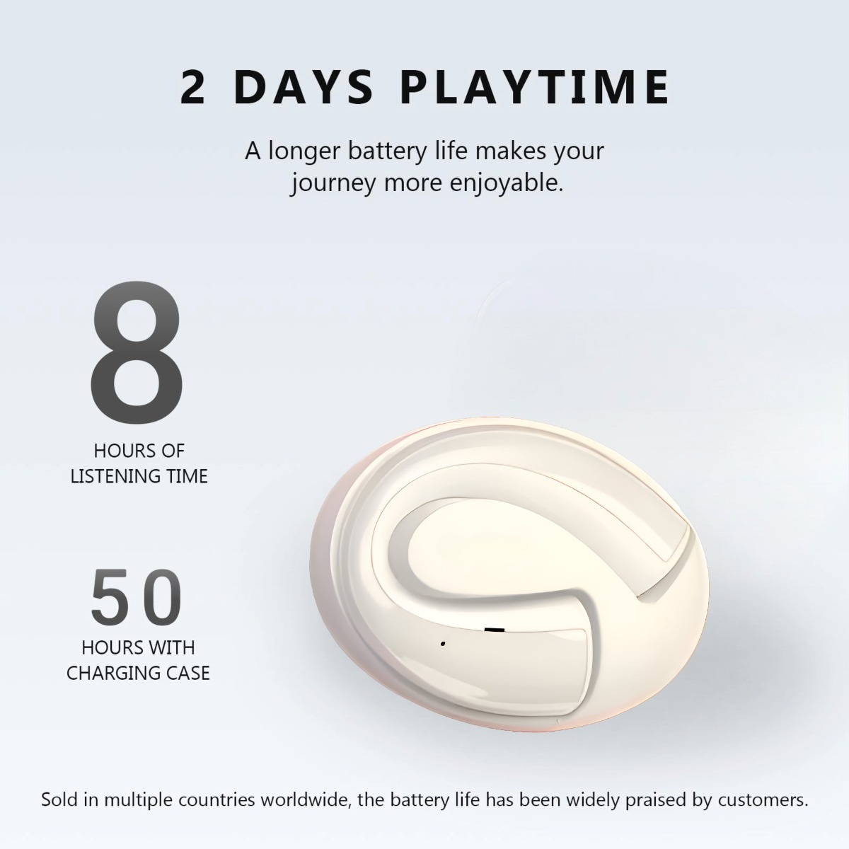 AURICULARES COLGANTE INALAMBRICO BLUETOOTH MODERNO LAU - 4