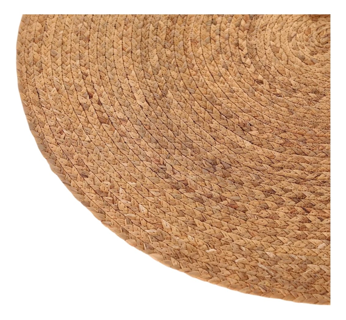 ALFOMBRA TRENZADA YUTE TEJIDA NATURAL BOHEMIO DECORATIVA JHN - 3