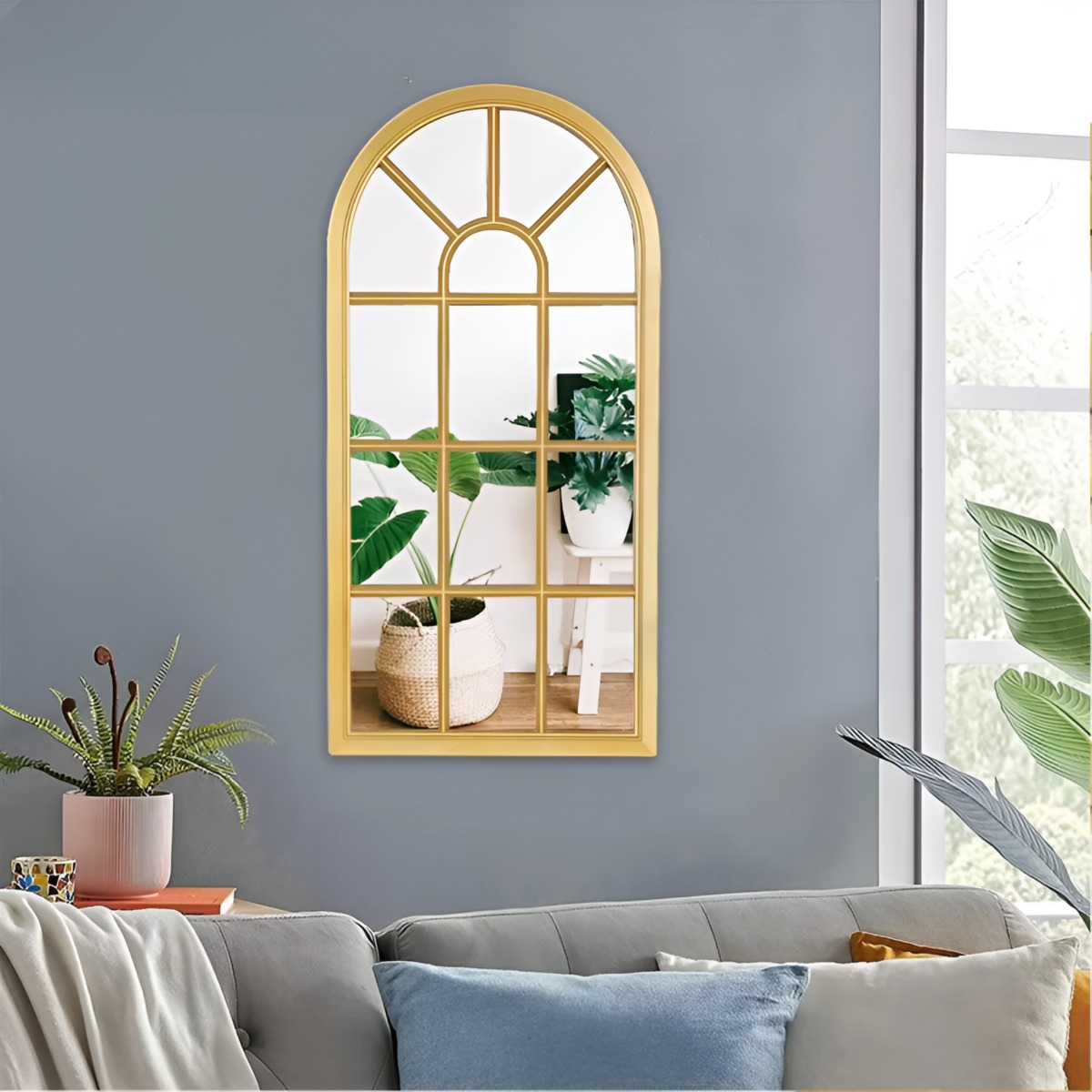 ESPEJO PARED DECORATIVO CATEDRAL VENTANA JHN - 6