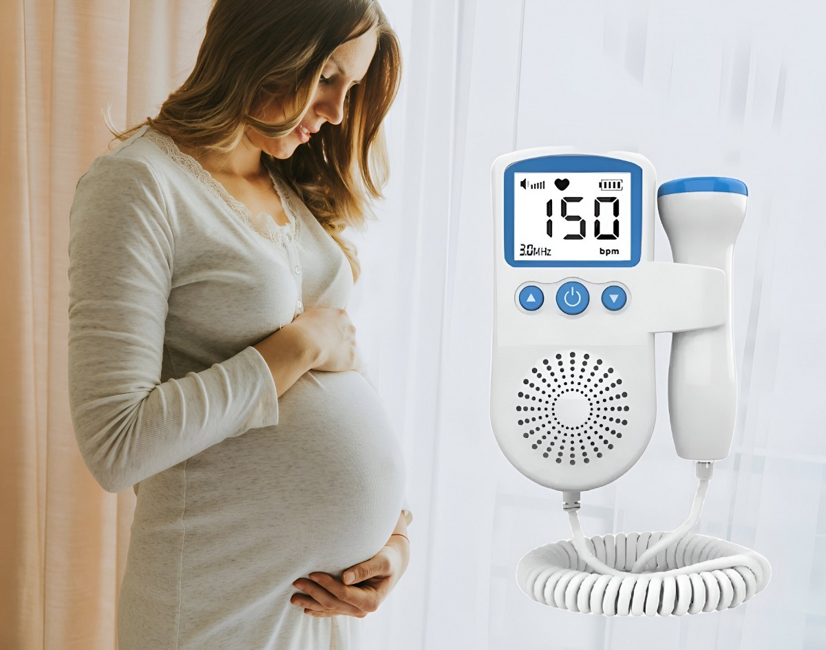 ECÓGRAFO DOPPLER FETAL PORTÁTIL LATIDOS CORAZÓN BEBÉ JHN - 9