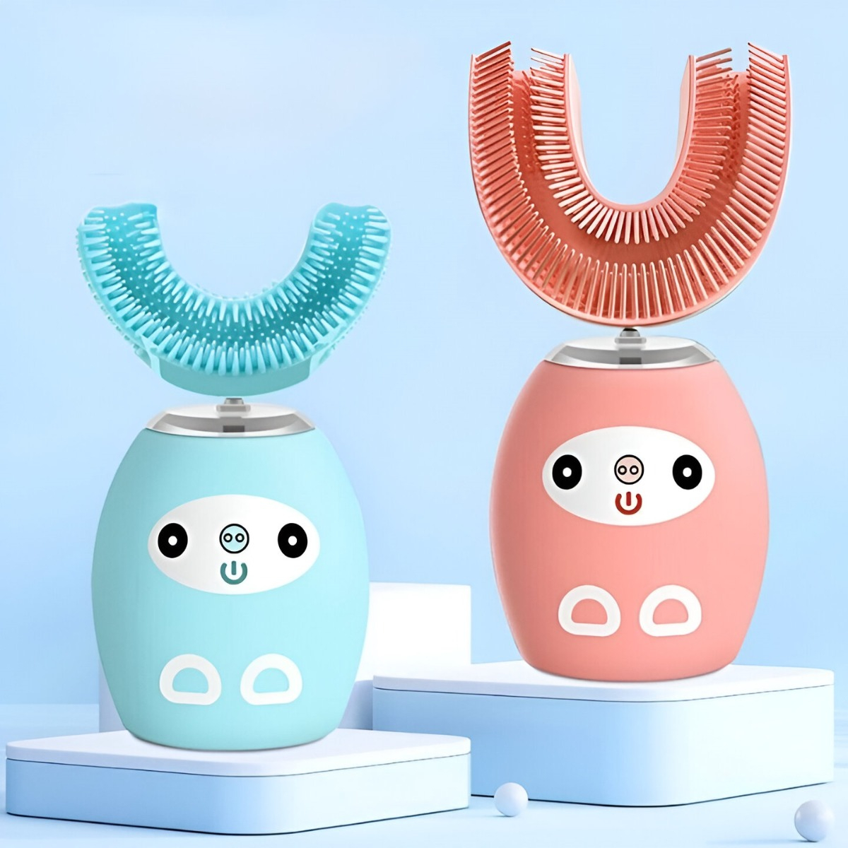 CEPILLO DIENTES RECARGABLE U AUTOMÁTICO ULTRASÓNICO JHN - 5