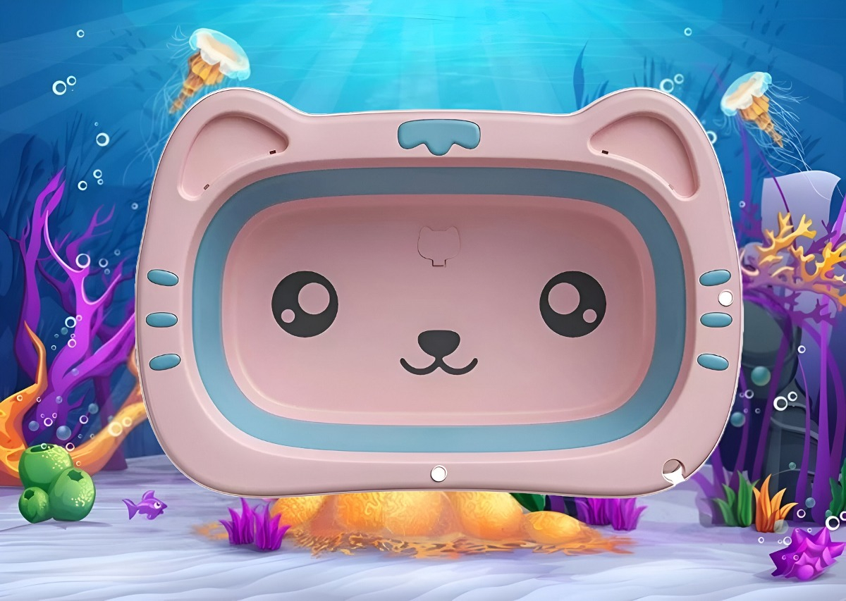 BAÑERA RETRÁCTIL BEBÉS HIDROMASAJE PLEGABLE INFANTIL JHN - 9