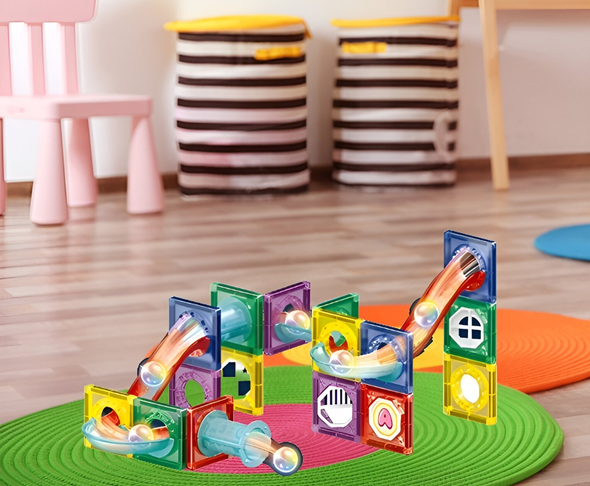 JUGUETE CONSTRUCCIÓN CREATIVO 3D MAGNÉTICO 40 PIEZAS JHN - 7