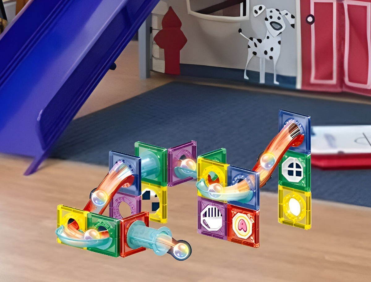 JUGUETE CONSTRUCCIÓN CREATIVO 3D MAGNÉTICO 40 PIEZAS JHN - 10