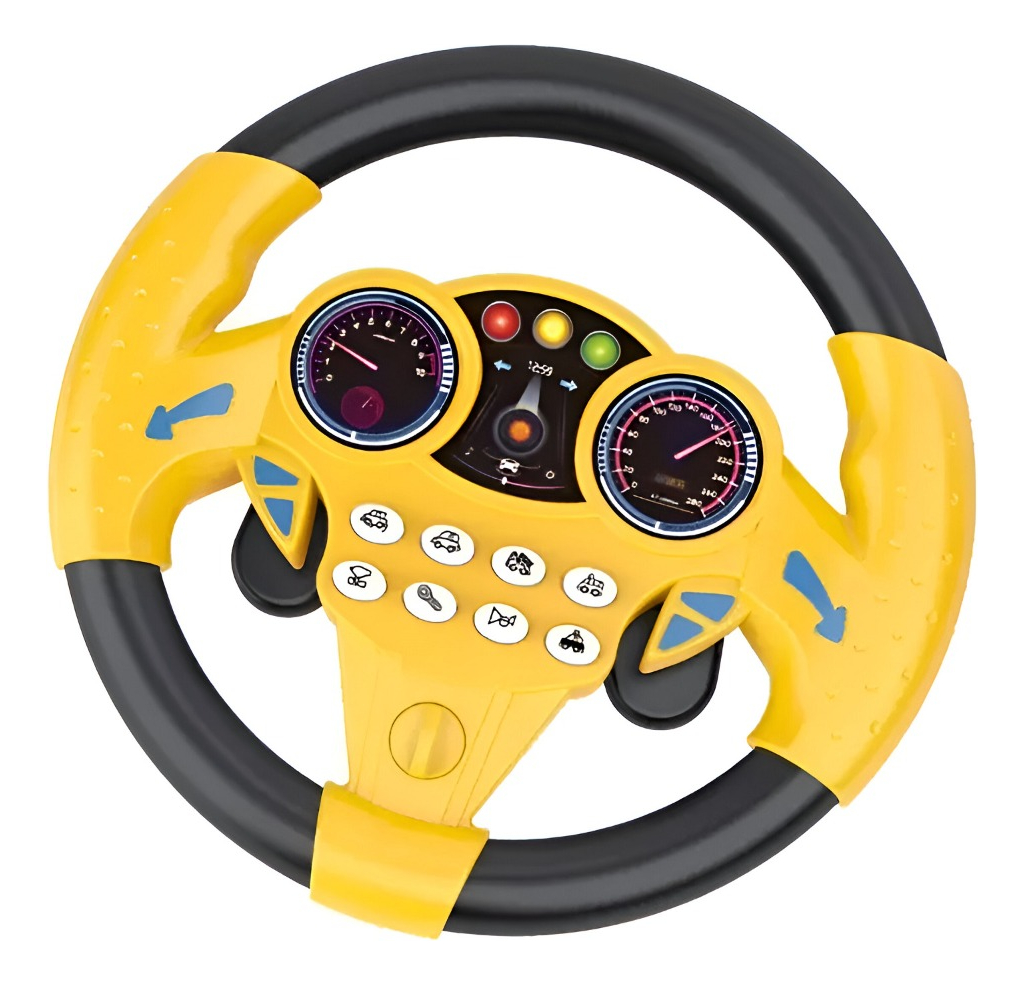 CONTROLADOR CONDUCCIÓN SIMULADO PORTÁTIL SONIDO VOLANTE JHN - 1