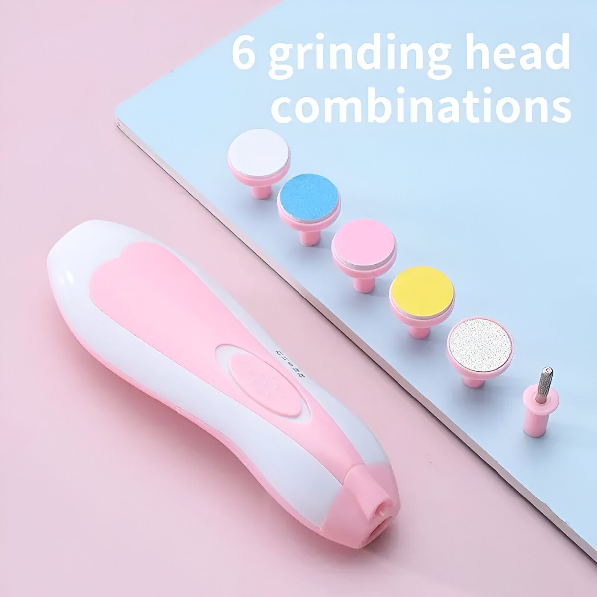 KIT LIMA UÑAS BEBÉS CORTAÚÑAS PULIDORA VERSÁTIL CUIDADO JHN - 6