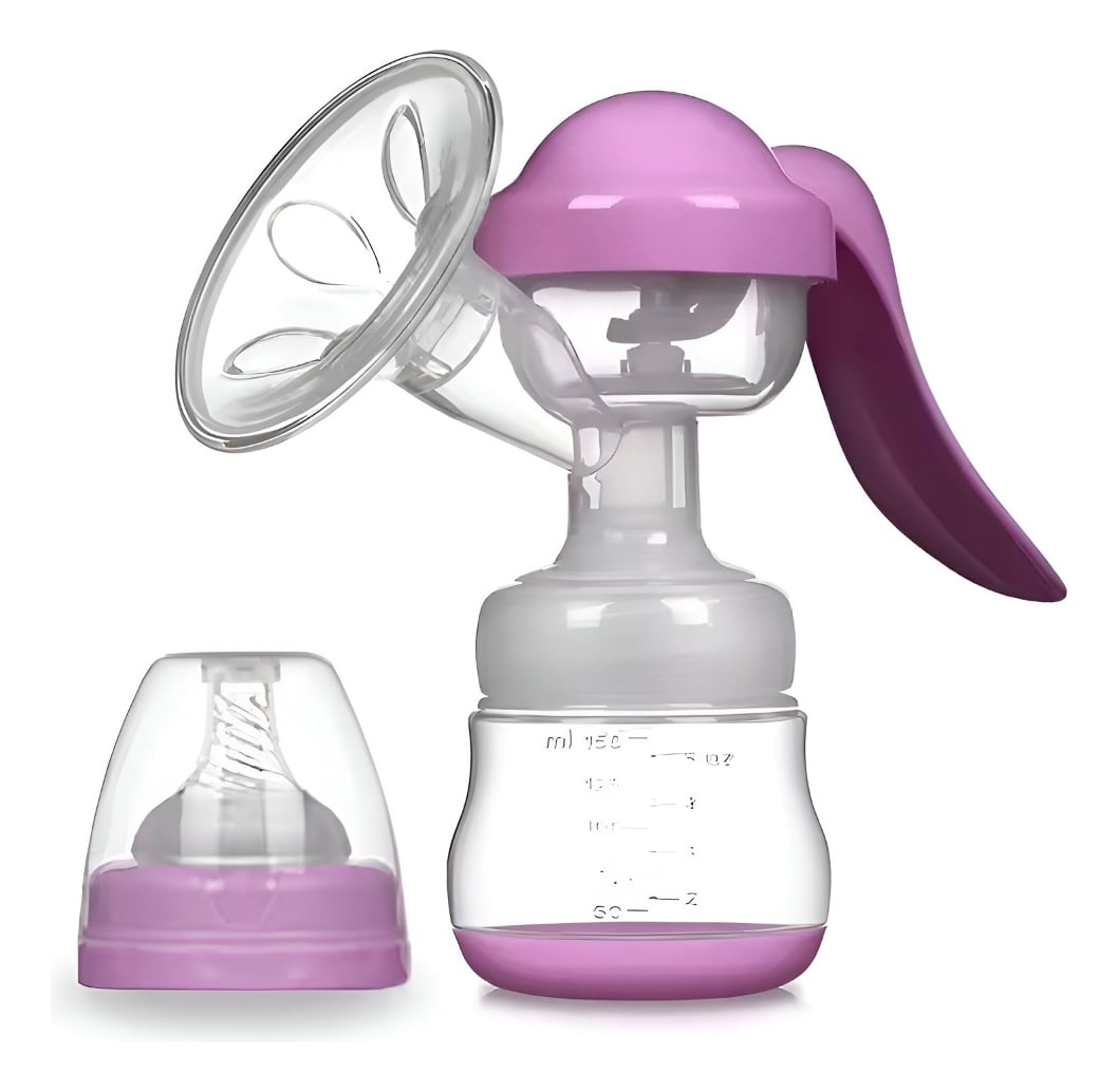 SACALECHE EXTRACTOR LECHE MATERNA MANUAL PORTÁTIL BEBÉS JHN - 1