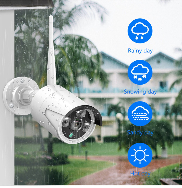 KIT 8 CAMARAS SEGURIDAD VIGILANCIA HOGAR LOCAL COMERCIAL LAU - 7