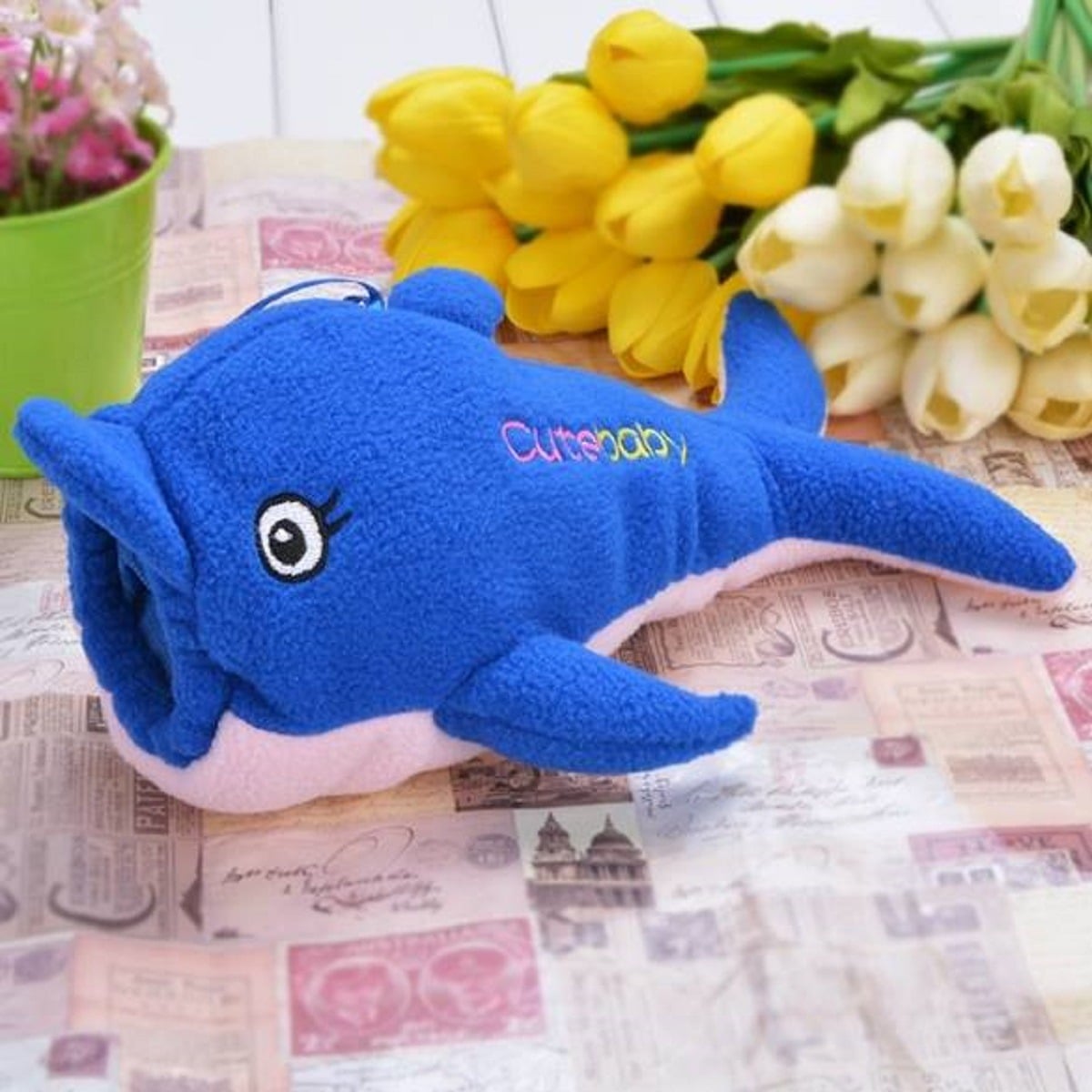 SET 4 PORTA MAMADERA CUBRE PELUCHE FELPA BIBERON BEBES LAU - 5