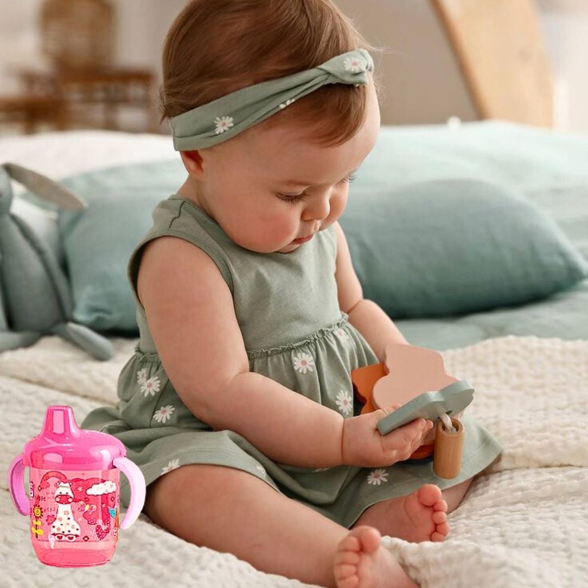 SET 4 VASOS SILICONA ANTIDERRAME ENTRENADOR 6M BEBES LAU - 4