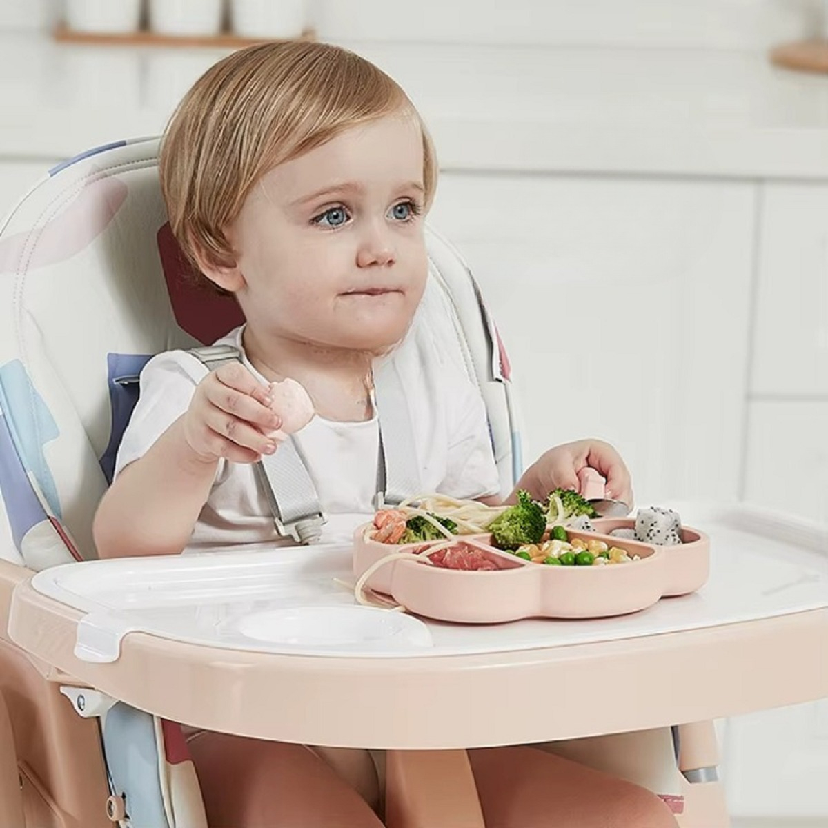 SET 3 CUBIERTO + CUCHARA ENTRENAMIENTO COMIDA BEBES LAU - 7