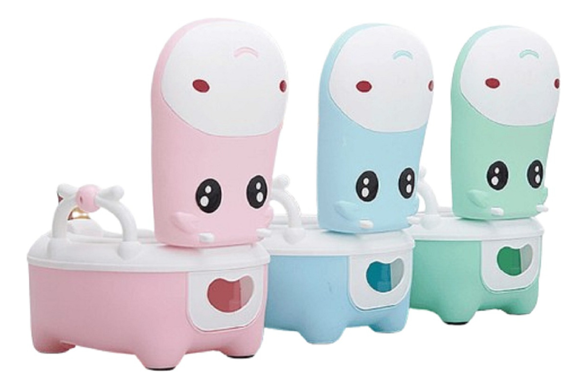 PELELA DISEÑO VACA PORTATIL BAÑO MANIJA NIÑOS NILAS LAU - 1