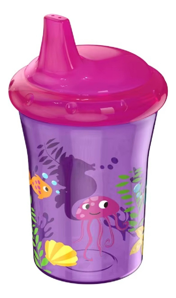 SET 5 VASOS ENTRENAMIENTO 260 ML ANTIDERRAME BEBES LAU - 1