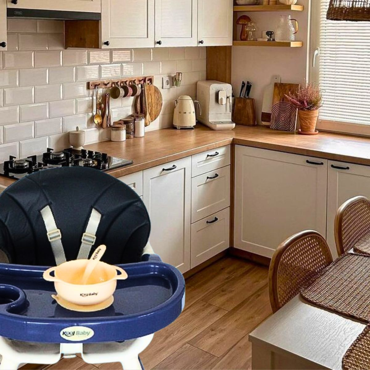 SILLA COMER PLEGABLE MULTIFUNCIONAL NIÑOS BEBES LAU - 7