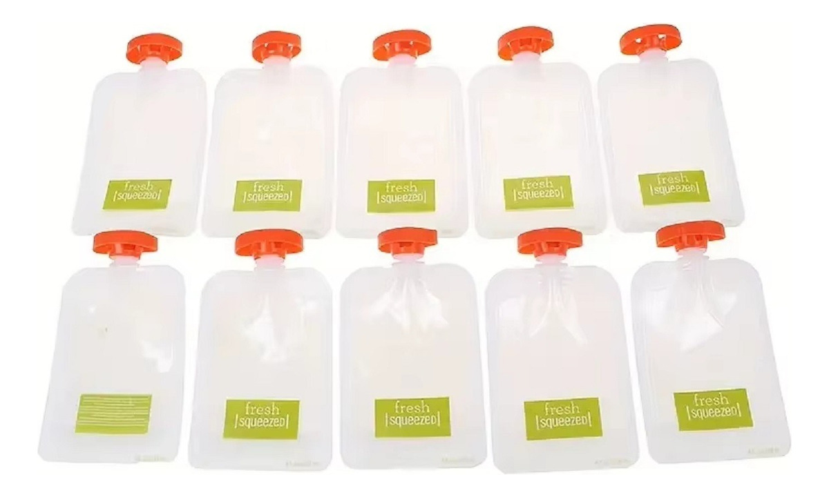 SET 20 BOLSAS ALIMENTACION REUTILIZABLE 118 ML BEBES LAU - 3