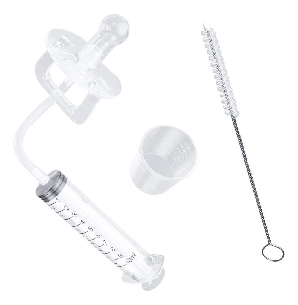 SET 4 CHUPETES ALIMENTADOR MEDICINA COMODO BEBES LAU - 3
