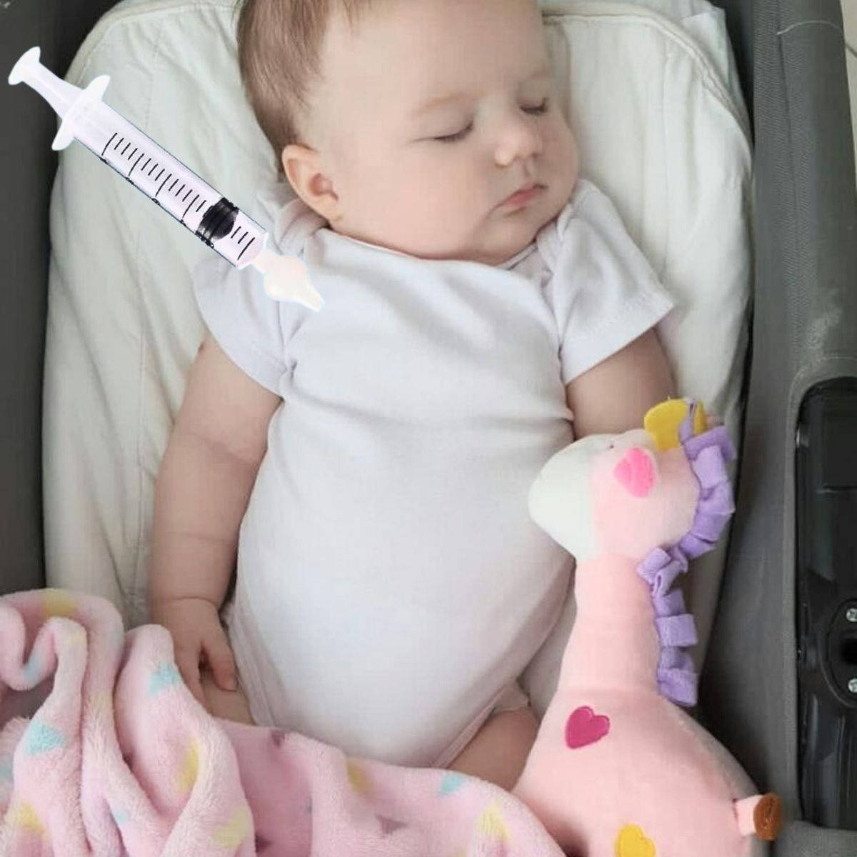 SET 7 ASPIRADOR NASAL FORMA JERINGA NIÑOS BEBES LAU - 8