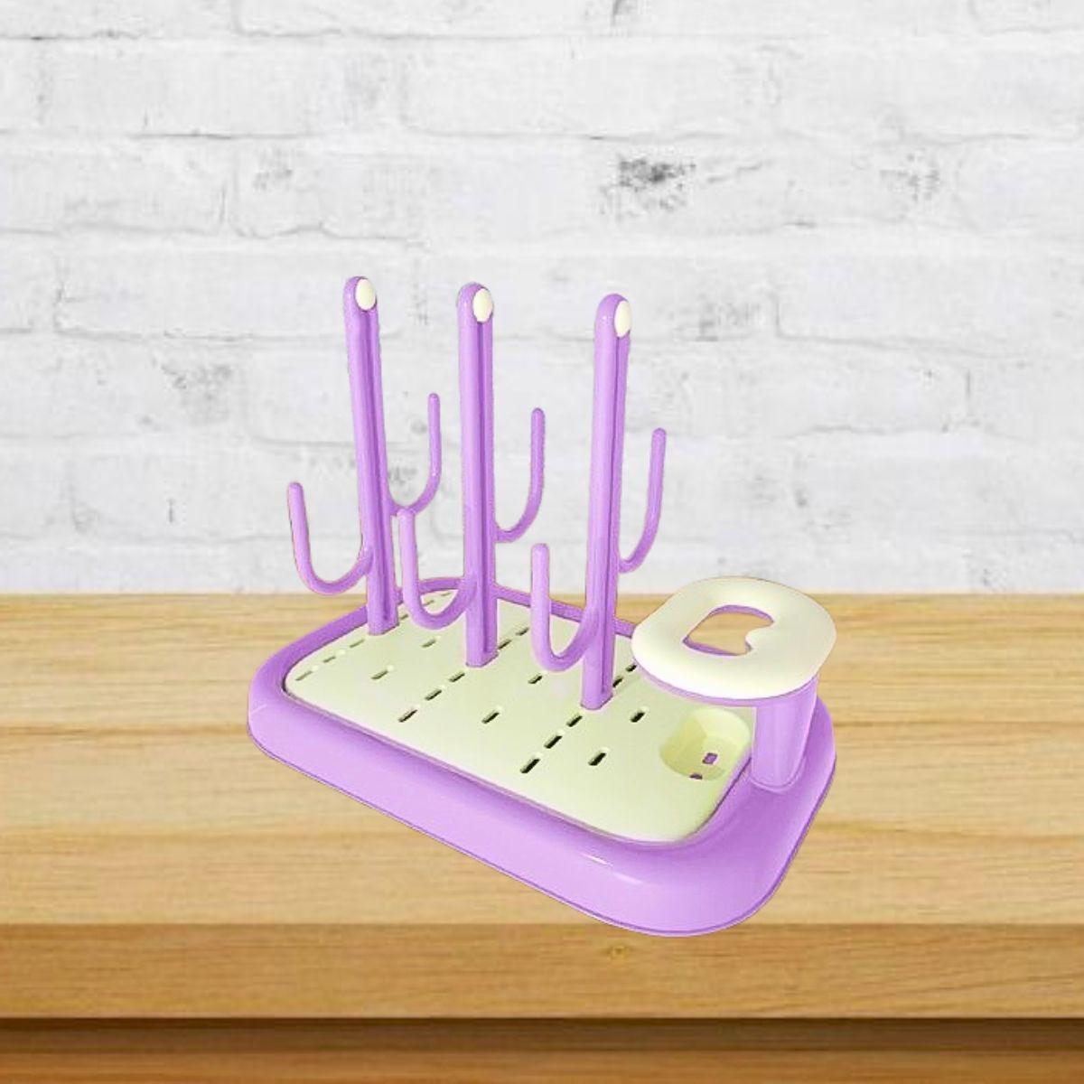 SET 2 ESCURRIDOR MAMADERA SILICONA BIBERON BEBE LAU - 6