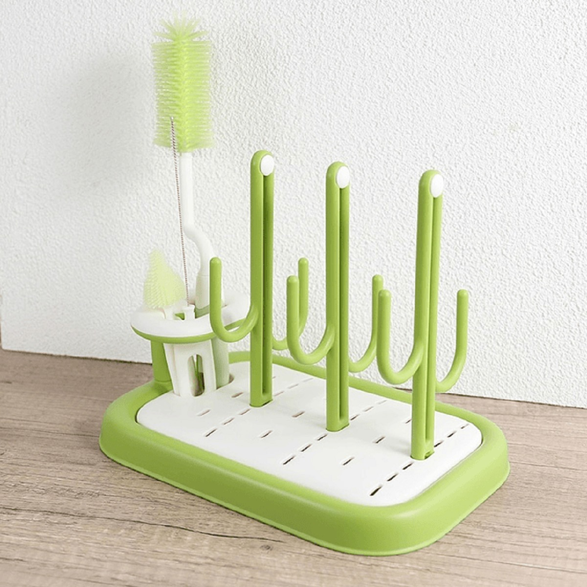 SET 2 ESCURRIDOR MAMADERA SILICONA BIBERON BEBE LAU - 10