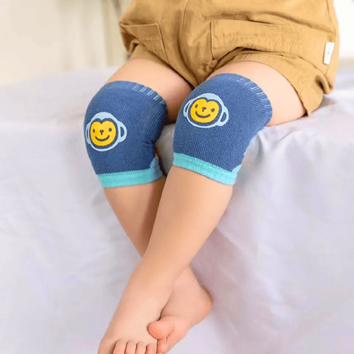 SET 12 RODILLERAS UNISEX PROTECCION ANTIDESLIZANTE BEBES LAU - 4