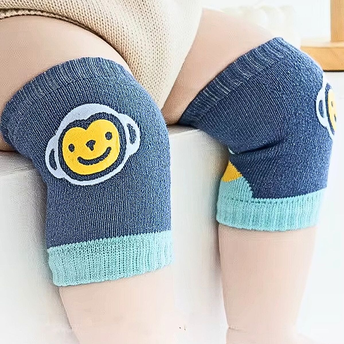 SET 12 RODILLERAS UNISEX PROTECCION ANTIDESLIZANTE BEBES LAU - 7