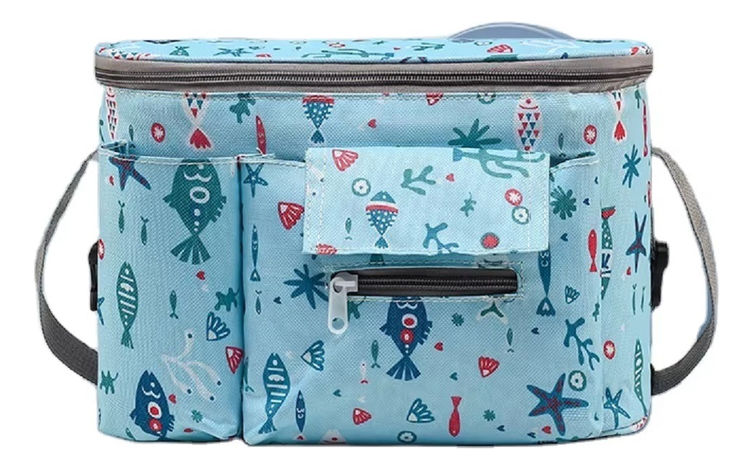 MOCHILA PAÑALERA BOLSO MATERNAL IMPERMEABLE MAMA BEBE LAU - 1
