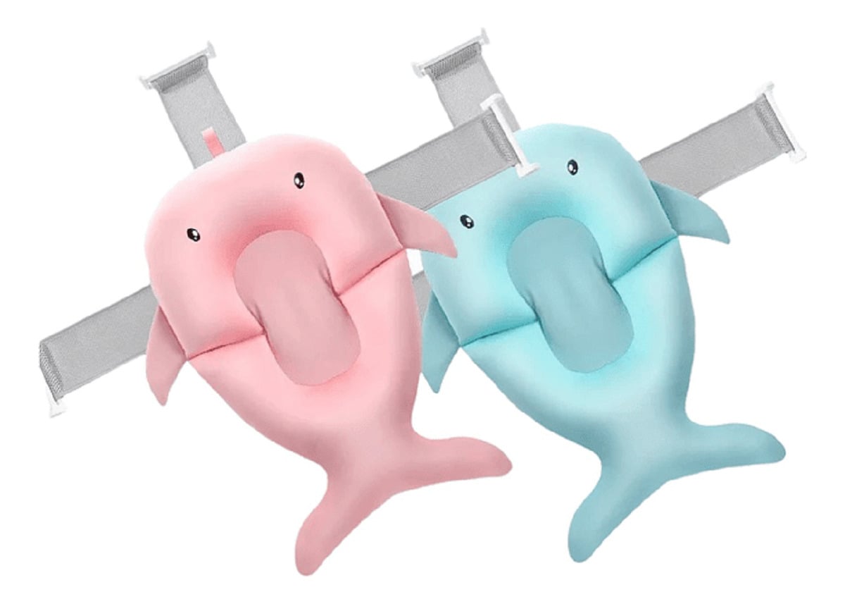 ALMOHADA COJIN APOYO TINA BAÑO DISEÑO BALLENA BEBES LAU - 1
