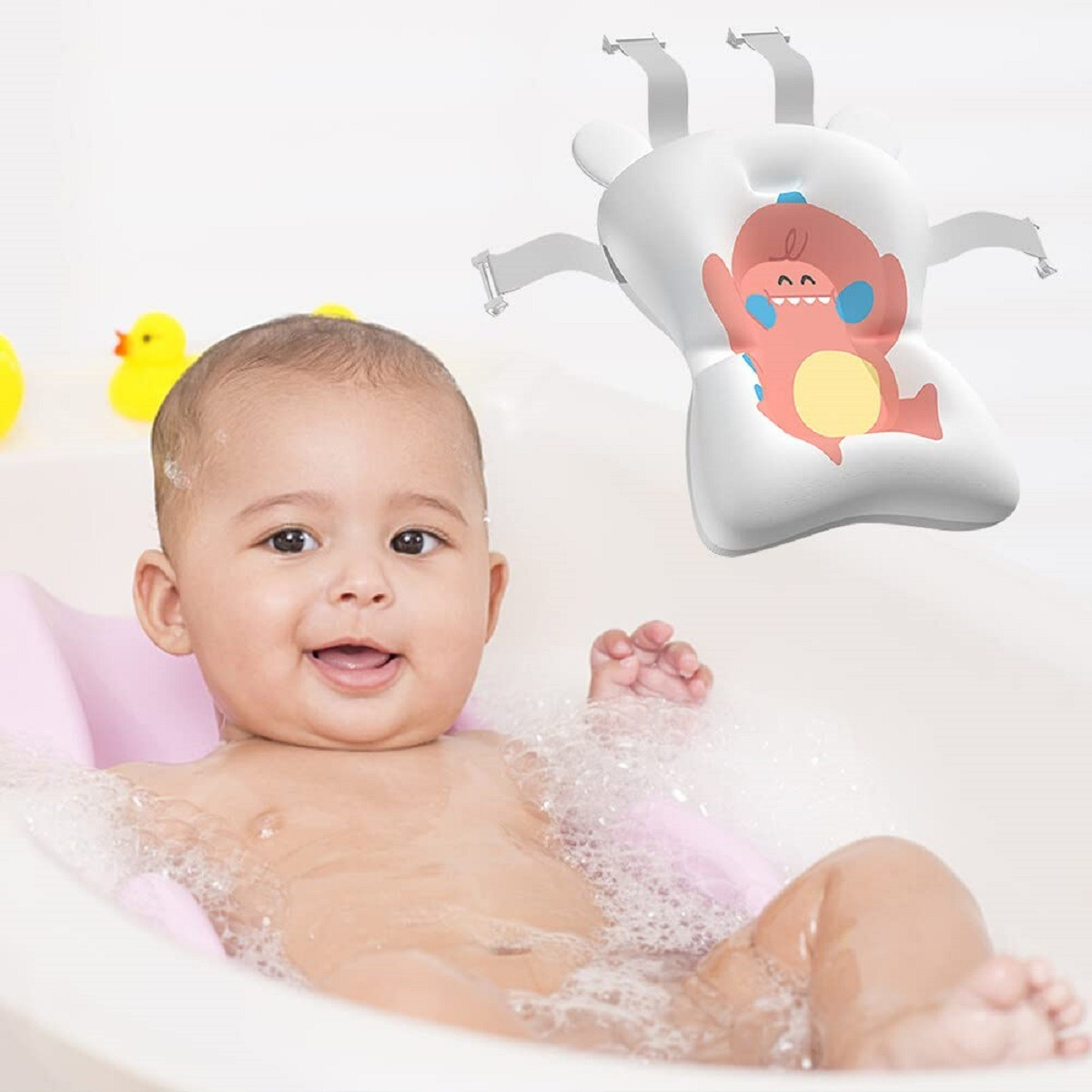 ALMOHADA COJIN APOYO TINA BAÑO DISEÑO MODERNO BEBES LAU - 2