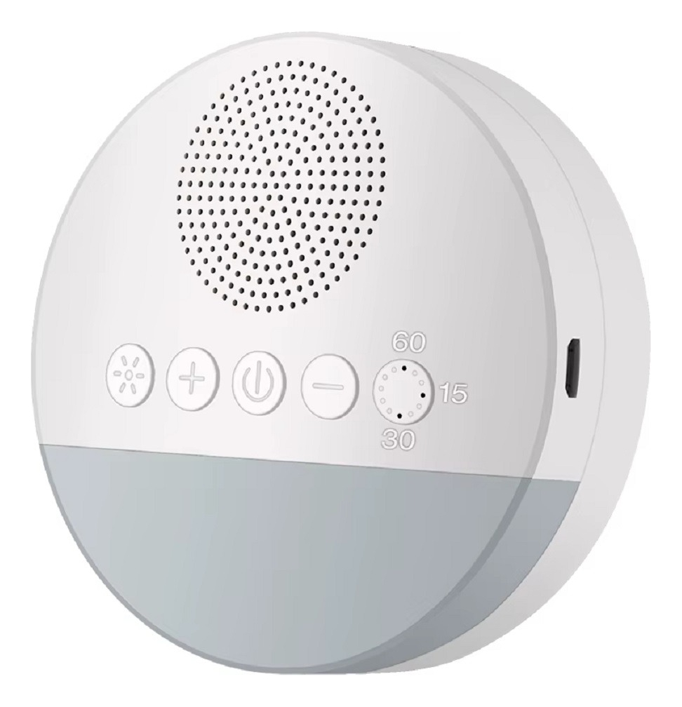 MONITOR RUIDO BLANCO LUZ CÁLIDA RECARGABLE USB BEBE LAU - 3