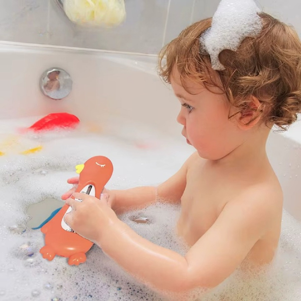SET 3 TERMOMETRO DUCHA AGUA BAÑO DISEÑO PATO NIÑOS LAU - 8