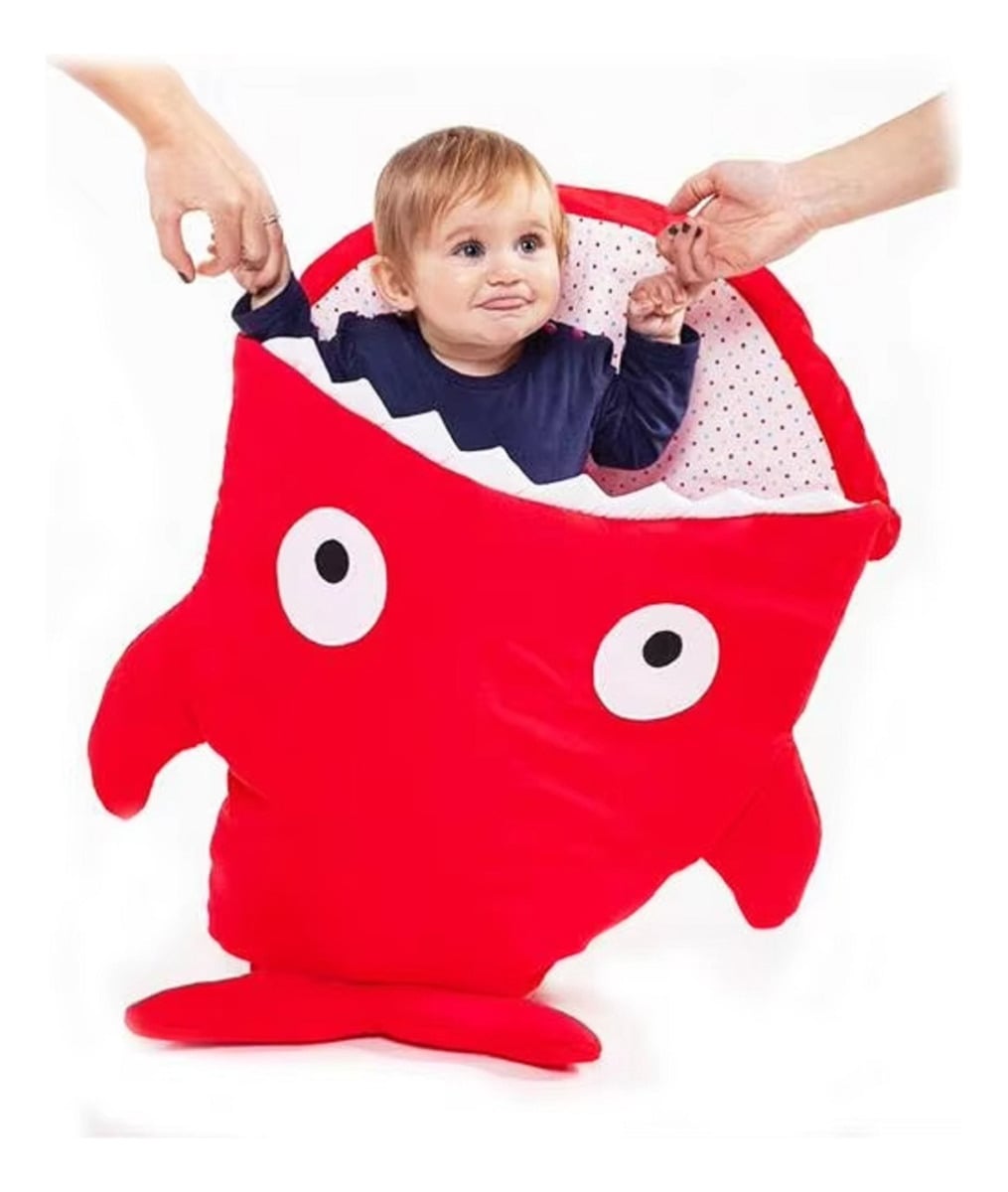 SACO DORMIR DISEÑO TIBURON COMODO CALIDO BEBE LAU - 3