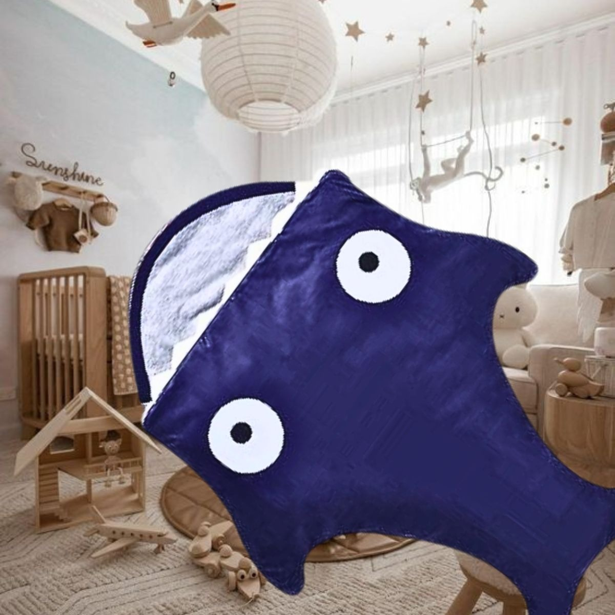 SACO DORMIR DISEÑO TIBURON COMODO CALIDO BEBE LAU - 7