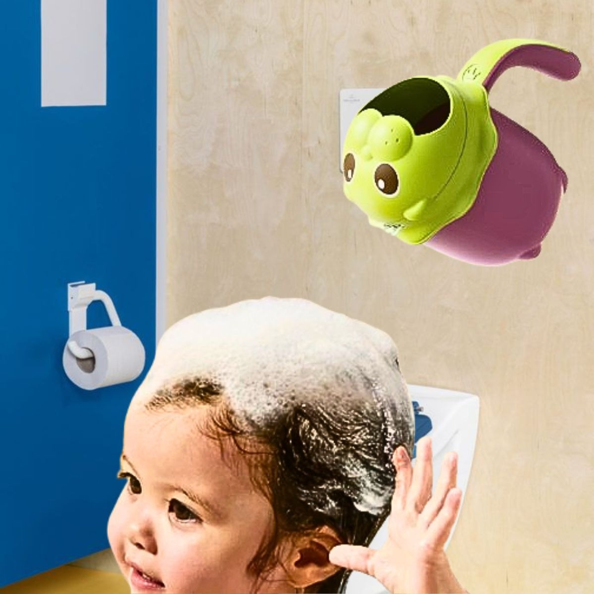 SET 3 JARRO BOTELLA DUCHA REGADERA BAÑO INFANTIL BEBE LAU - 3