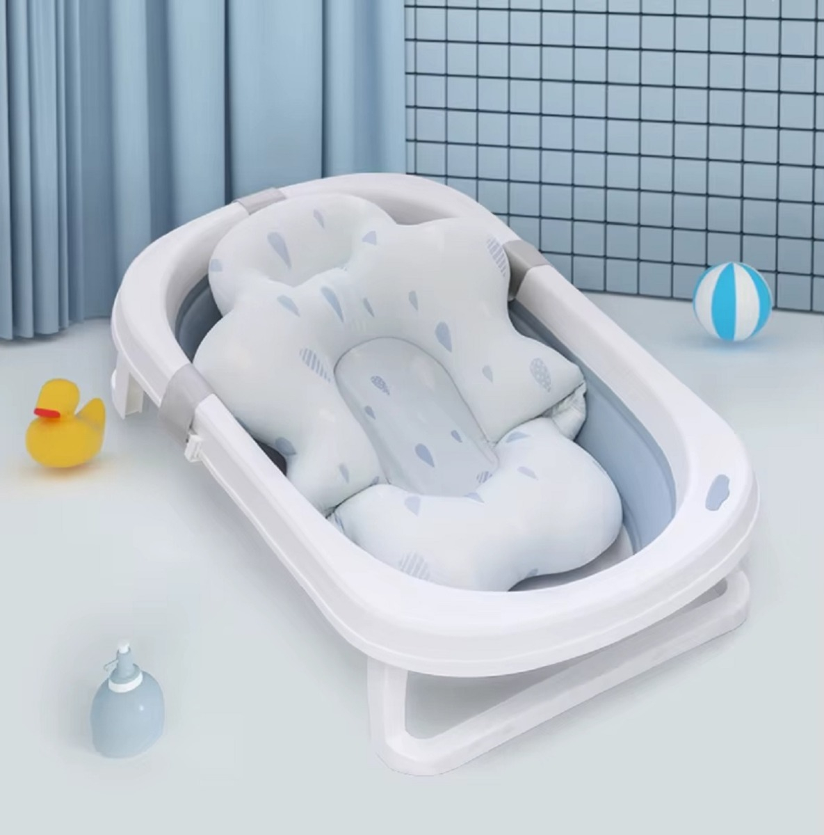 ALMOHADA COJIN APOYO TINA BAÑO DISEÑO NUBE BEBES LAU - 7