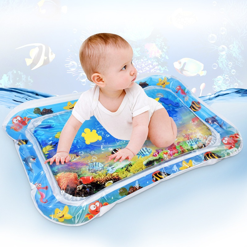 SET 2 TAPETE ALFOMBRA JUEGO INFLABLE BEBE DIVERTIDO LAU - 3