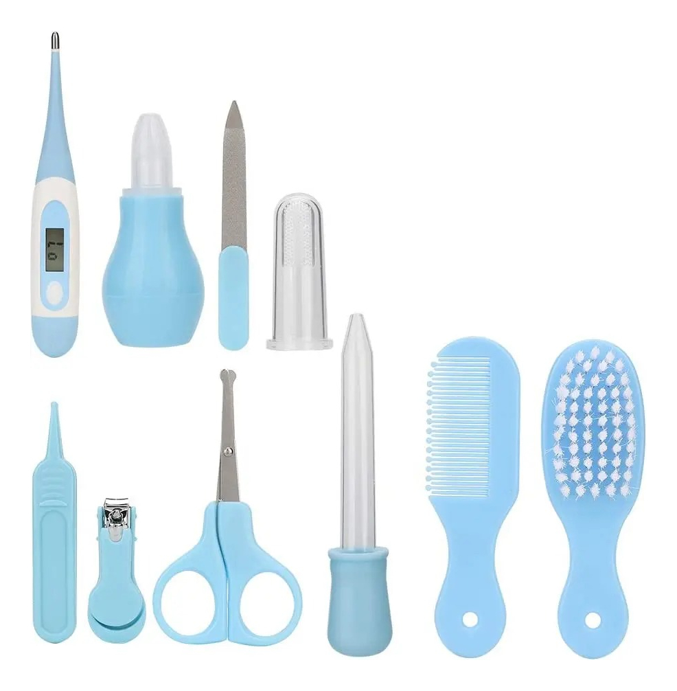 KIT ASEO 10 PIEZAS ARTÍCULOS CUIDADO HIGIENE NIÑOS BEBES LAU - 2
