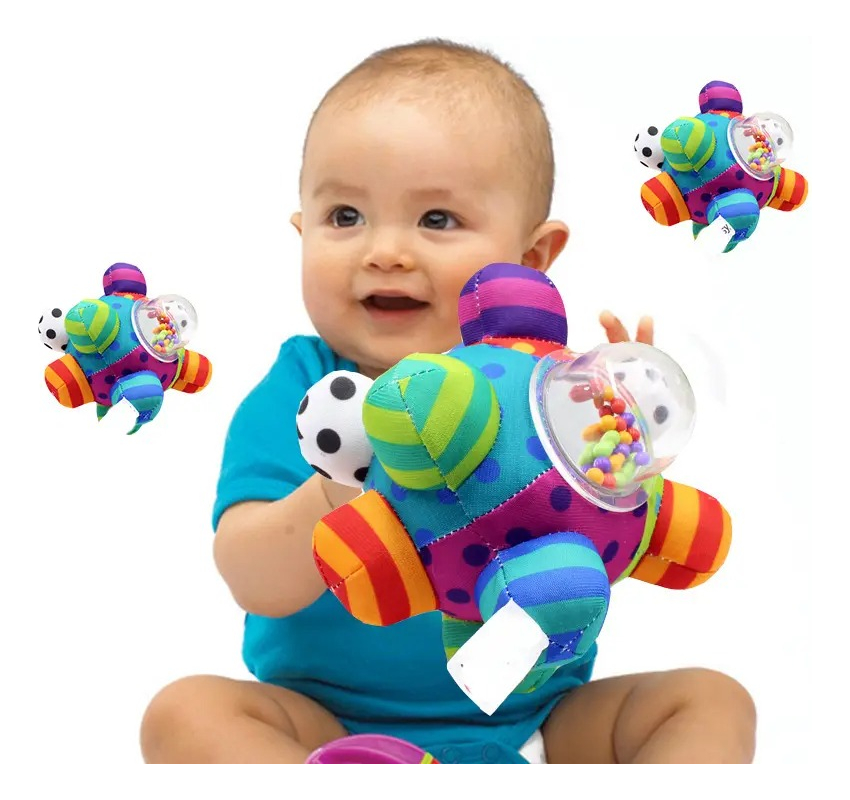 SONAJEROS SENSORIALES PELUCHE DESARROLLO BEBES LAU - 5