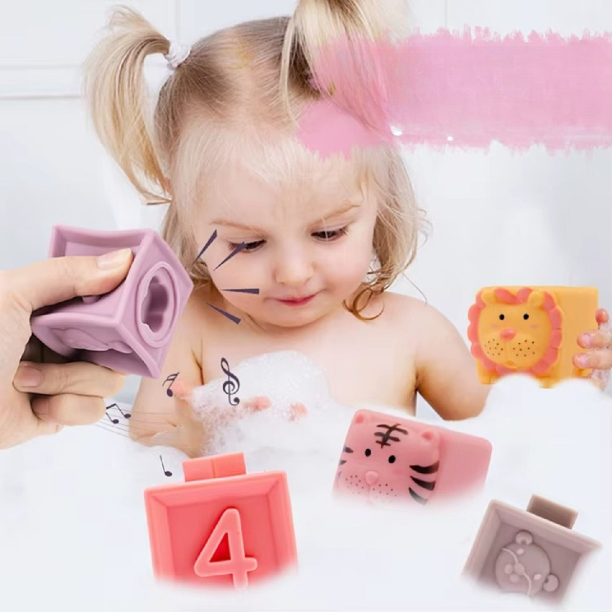 JUGUETES PUZZLES BLOQUES SILICONA EDUCATIVOS NIÑOS LAU - 4