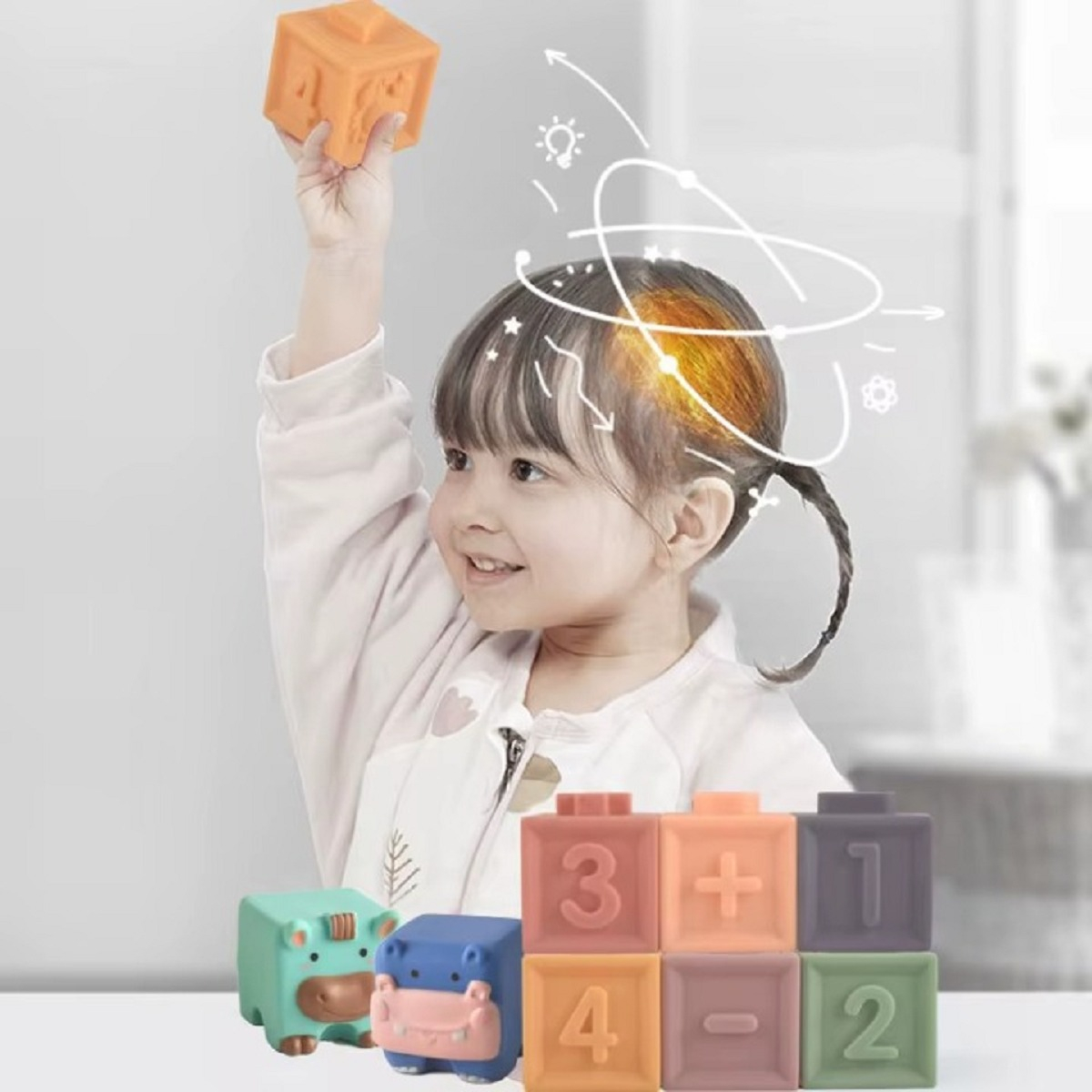 JUGUETES PUZZLES BLOQUES SILICONA EDUCATIVOS NIÑOS LAU - 5
