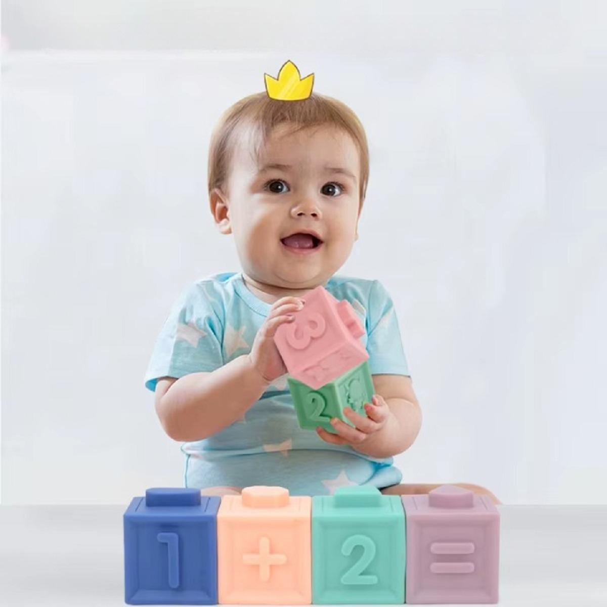 JUGUETES PUZZLES BLOQUES SILICONA EDUCATIVOS NIÑOS LAU - 6