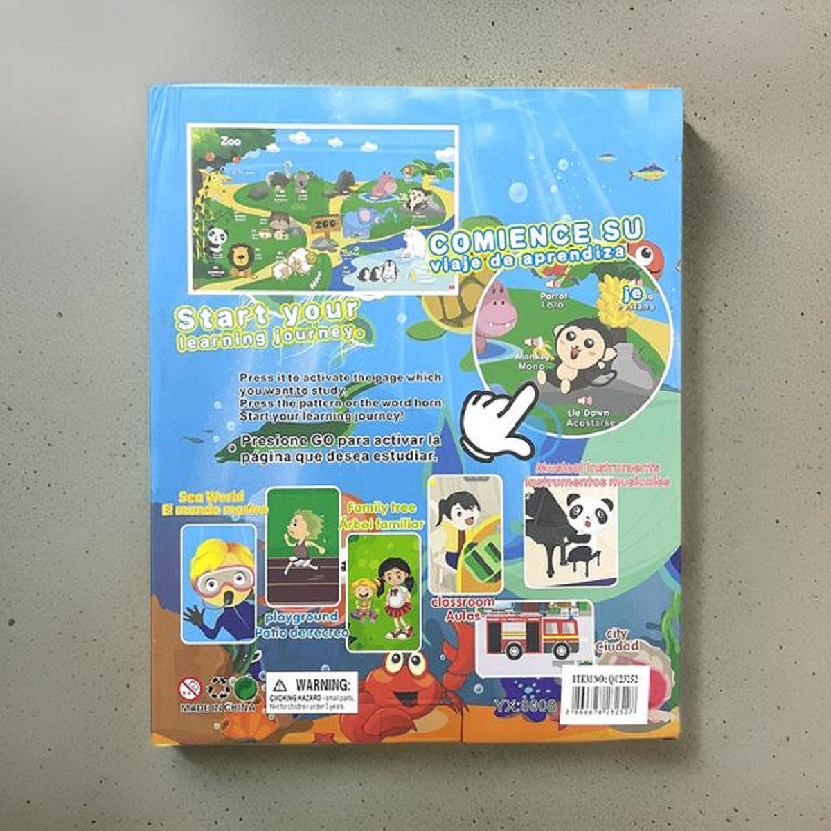 LIBRO DIDÁCTICO INTERACTIVO APRENDIZAJE NIÑOS BILINGÜE LAU - 2