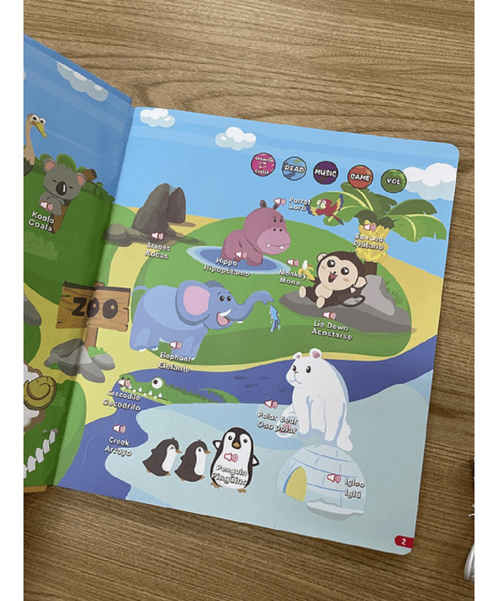 LIBRO DIDÁCTICO INTERACTIVO APRENDIZAJE NIÑOS BILINGÜE LAU - 10