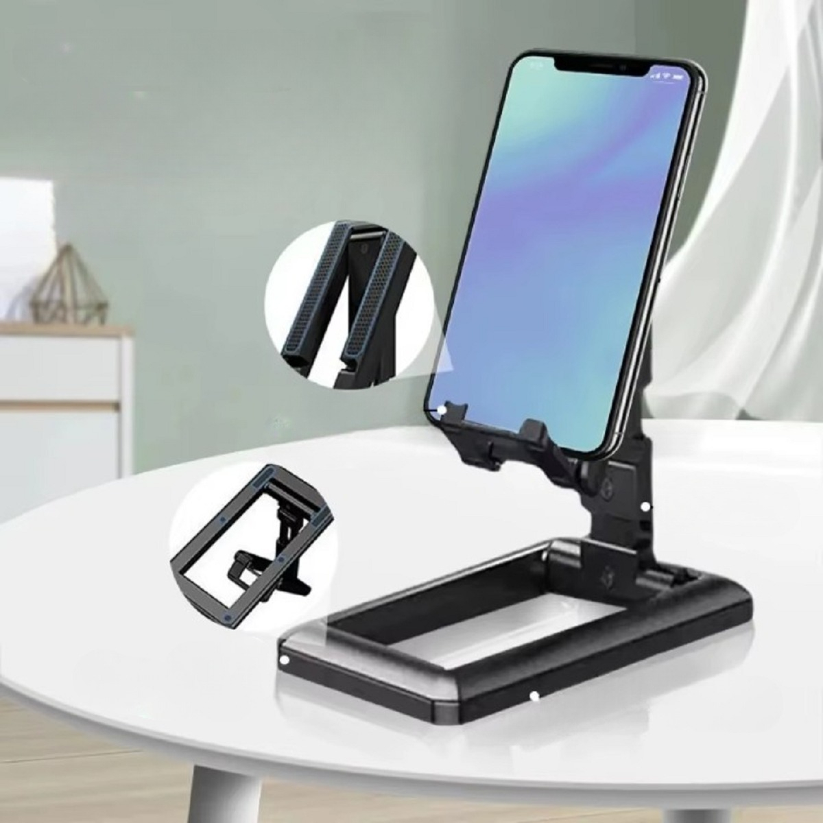 SET 4 SOPORTES CELULARES PLEGABLE EXTENSIBLE INCLINABLE LAU - 2