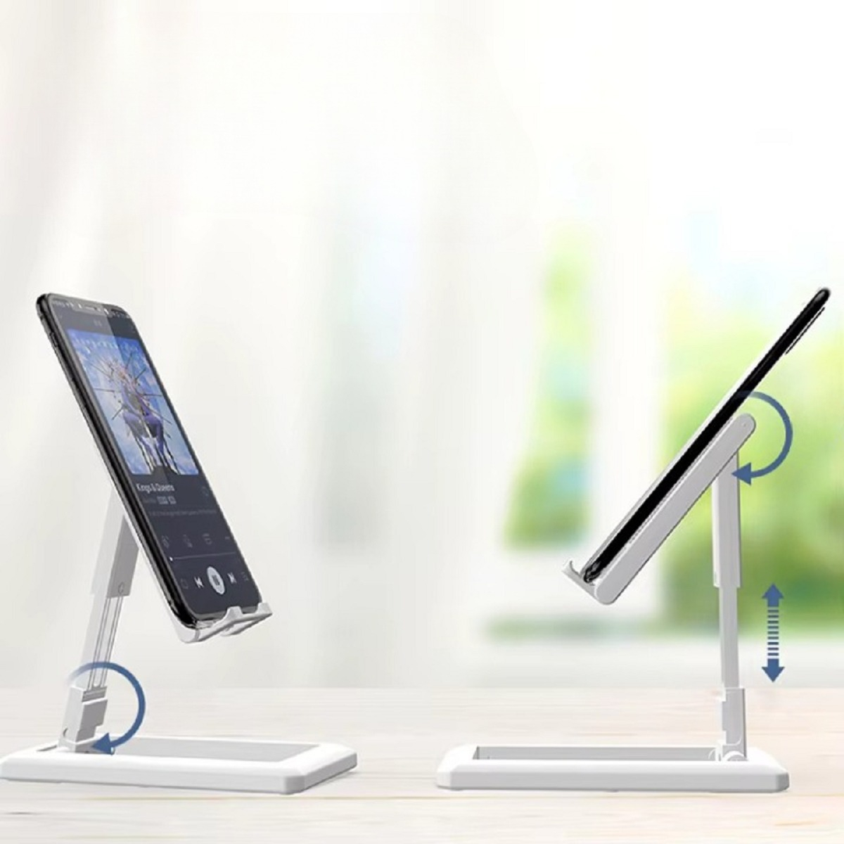 SET 4 SOPORTES CELULARES PLEGABLE EXTENSIBLE INCLINABLE LAU - 3